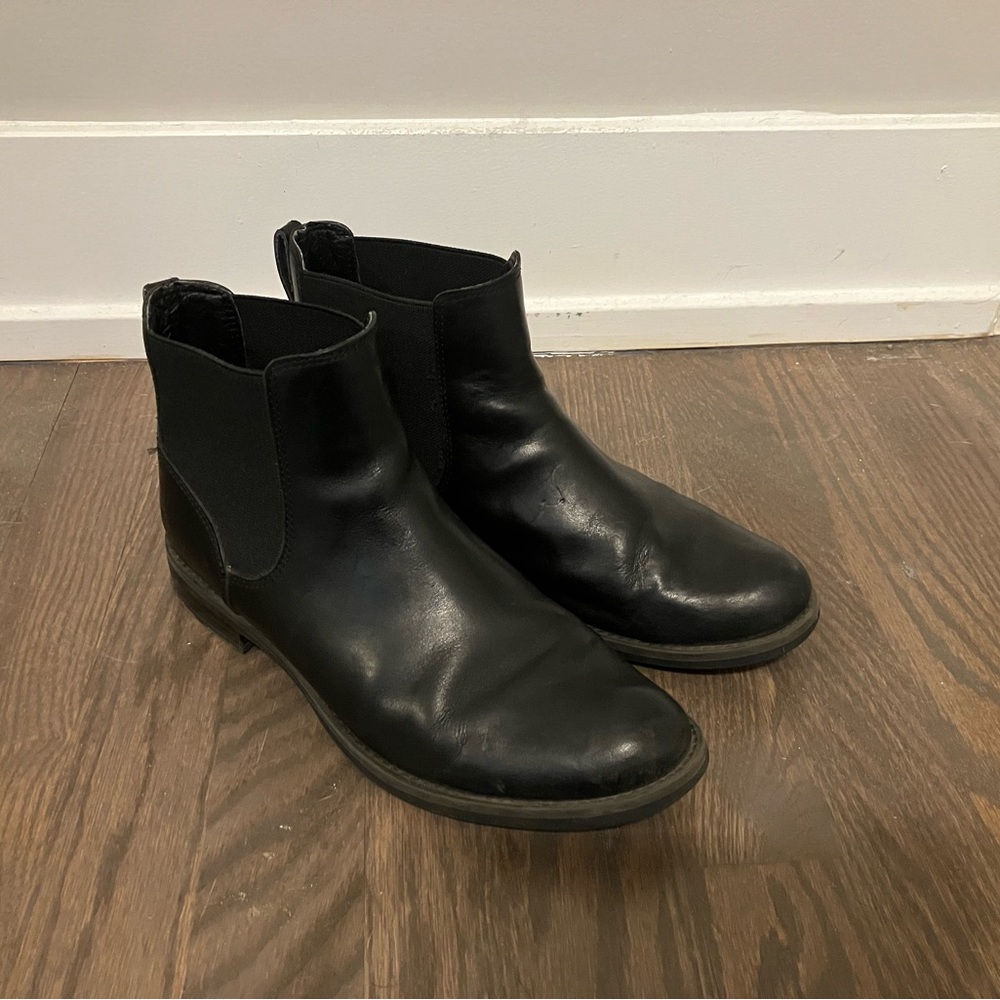 Timberland Black Leather Chelsea Boots